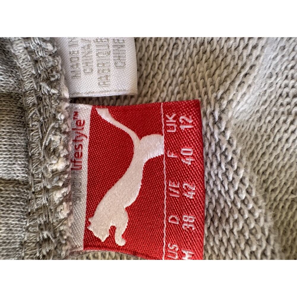 Puma Sweatshirt Pullover Cowl Neck with Pockets Long Sleeve Women’s Size M Gray - Picture 2 of 4